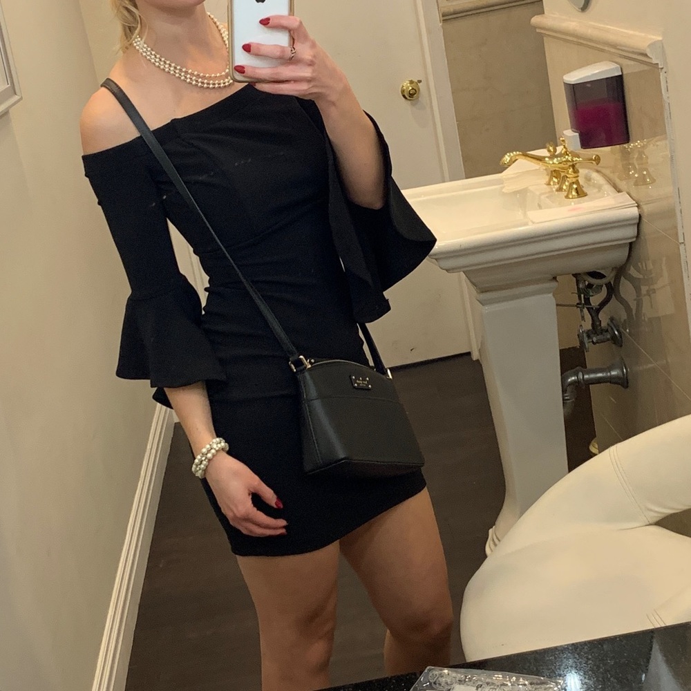 Macy’s black dress size small, worn once